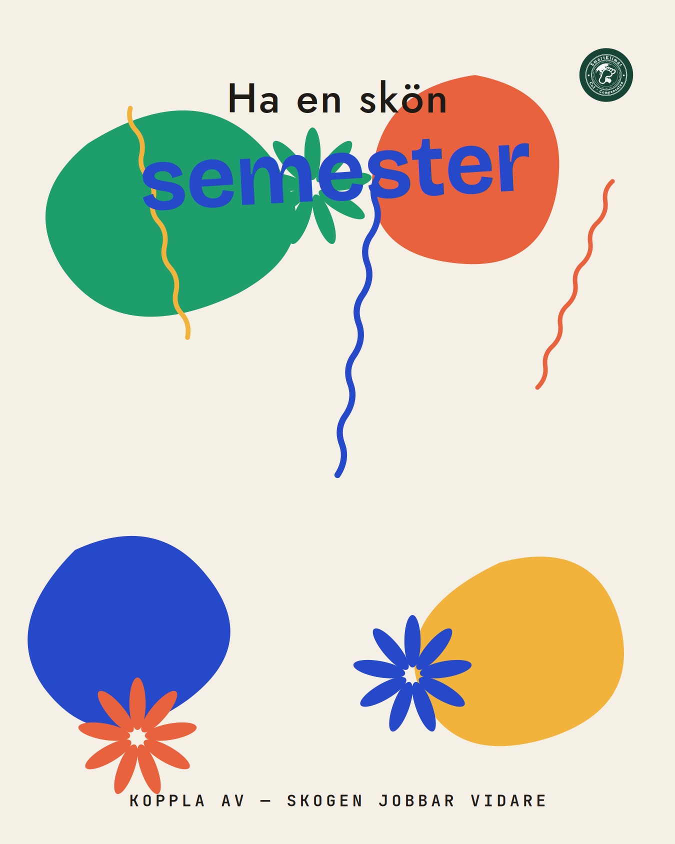 Gåvokort: Semester — plantera träd i present